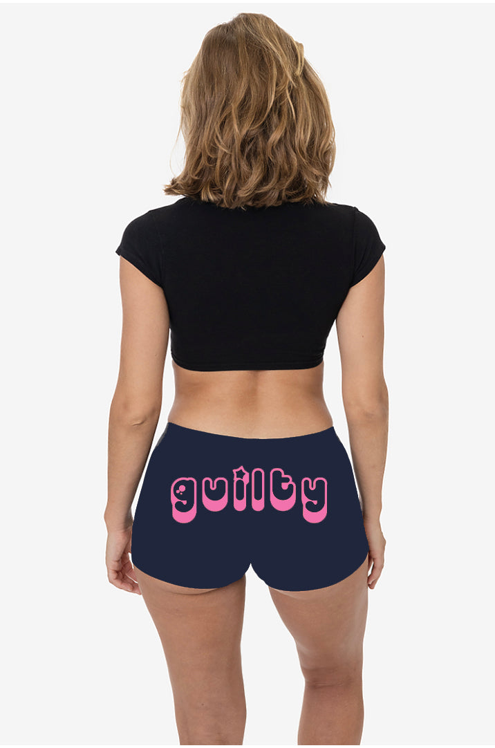 0.1 GUILTY GIRL SHORTS (BLUE)