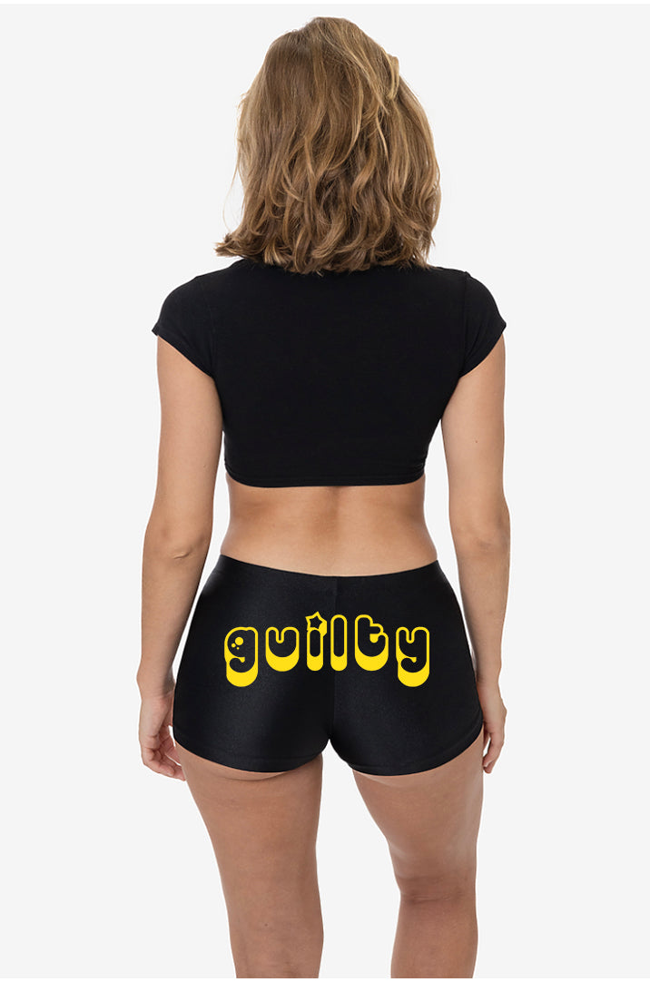 0.1 GUILTY GIRL SHORTS (BLACK)