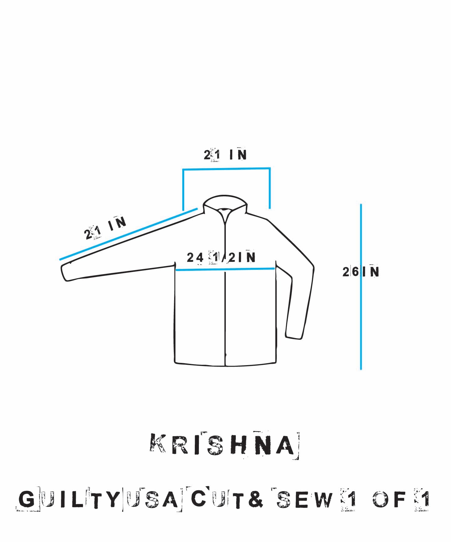 011 KRISHNA INDIGO WORK SHIRT