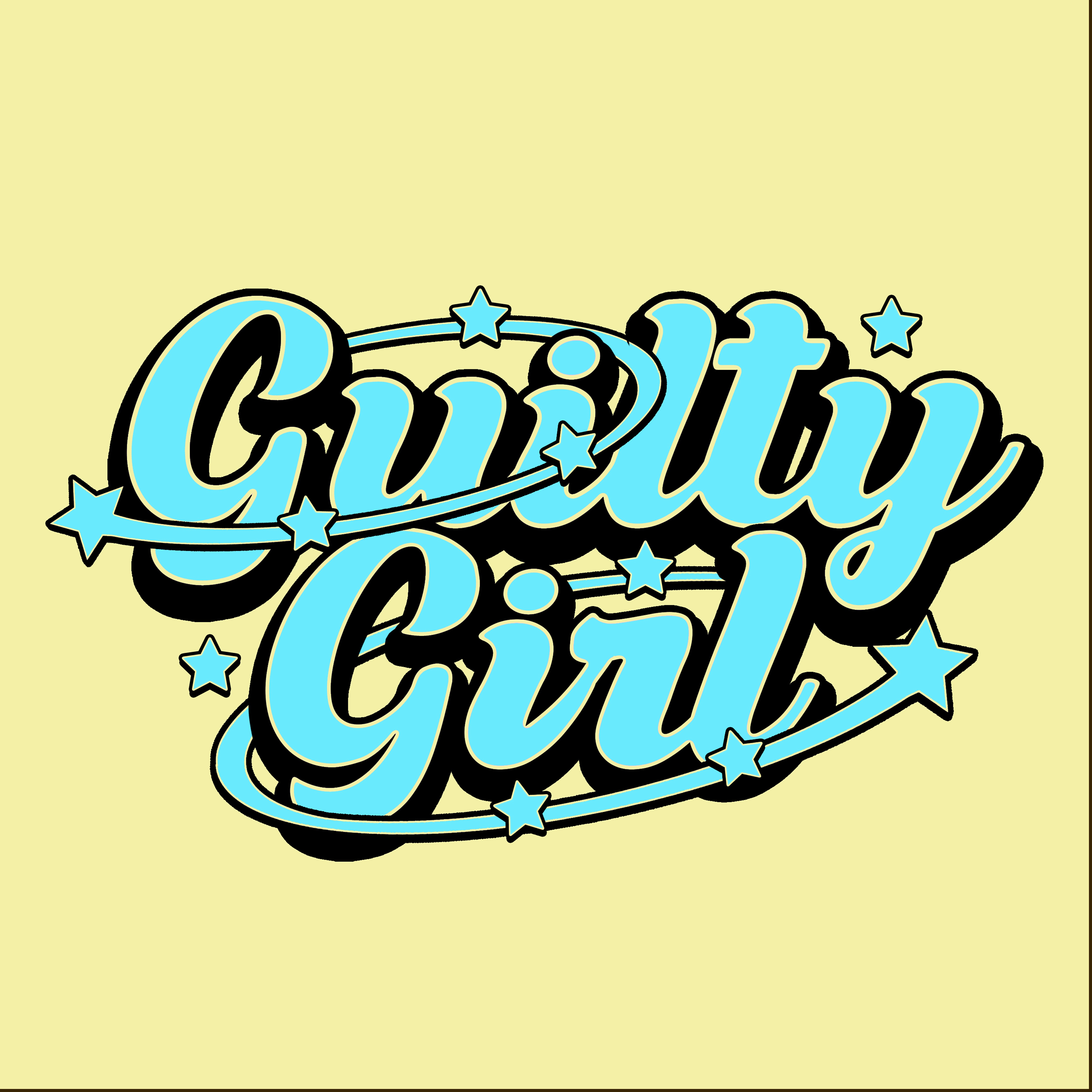 00 GUILTY GIRL SUNNY BLUES TEE