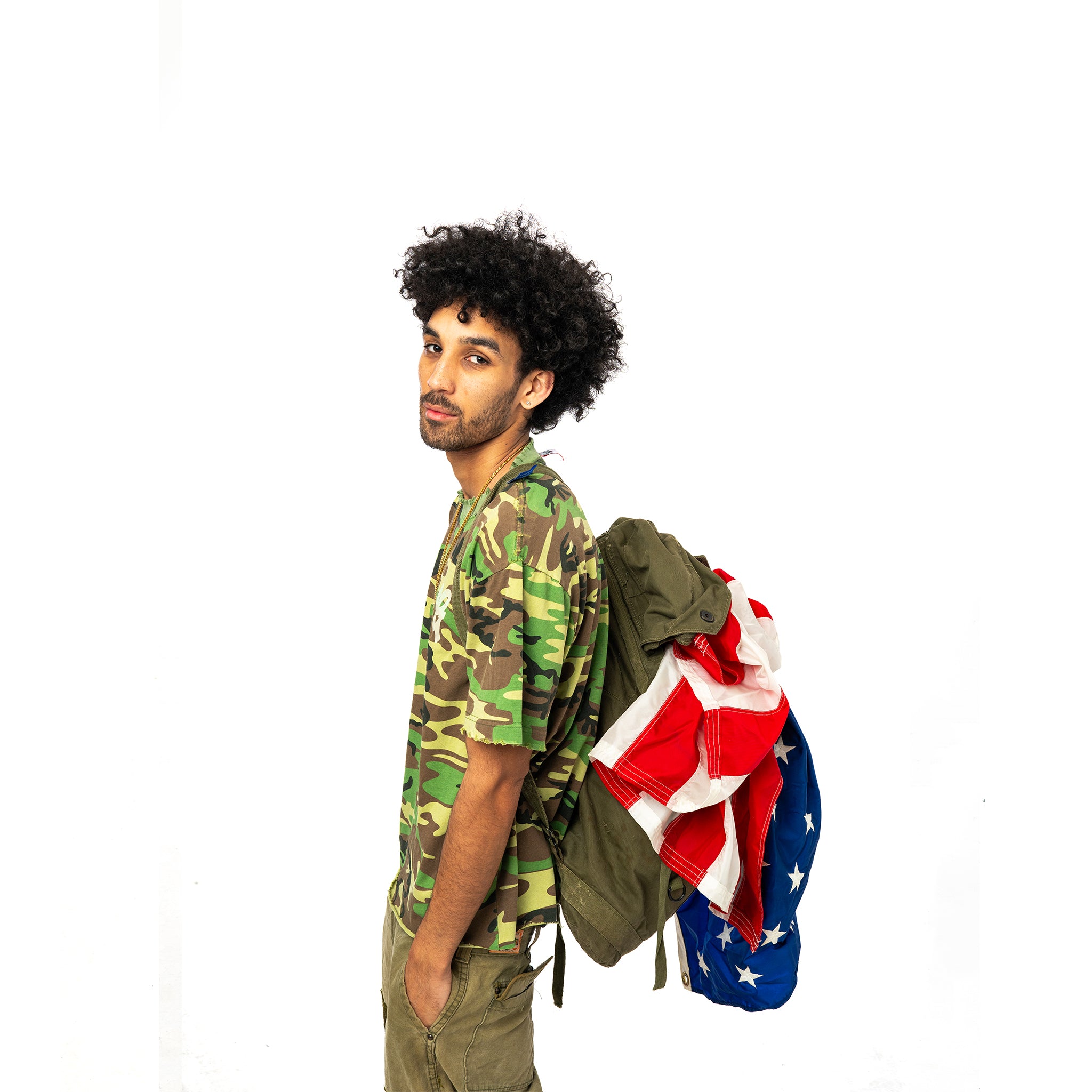 00 G CAMO TEE